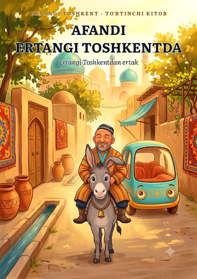 «Afandi ertangi Toshkentda» kitobining muqovasi — xaridni ochish